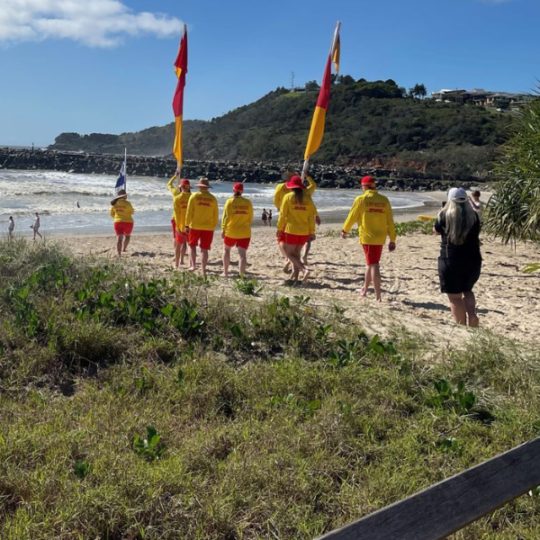 Hunter Surf Life Saving raises the flags